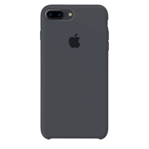 Чохол (copy) Silicone Case на Iphone 8 Plus Charcoal grey